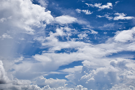 white clouds under blue sky thumbnail