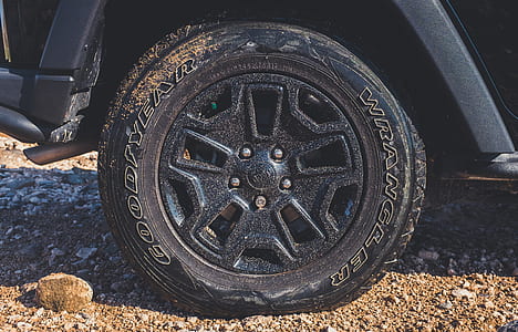 tyre, wheel, goodyear, gravel thumbnail