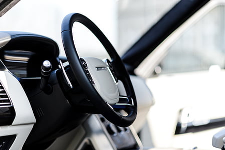 black and gray Maserati vehicle steering wheel thumbnail