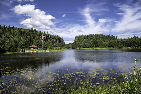 Landscape across the pond at Eagle Canyon, Ontario thumbnail