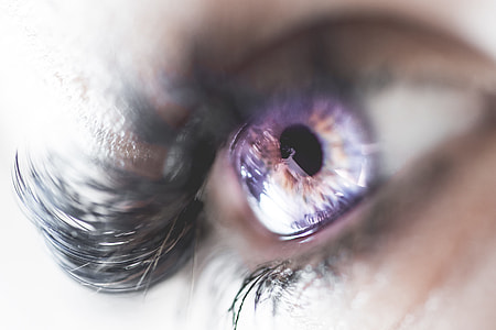 Colorful Macro Image of Human Eye thumbnail