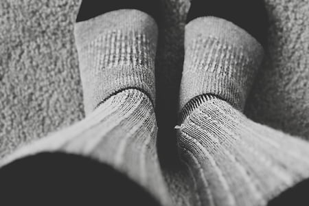 person wearing gray socks thumbnail