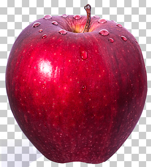 Apple Accessory fruit Food, Fresh Apple, red apple with water droplet PNG clipart