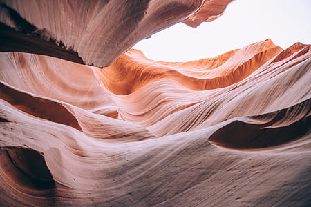 View inside Antelope canyon in Arizona in the day time thumbnail