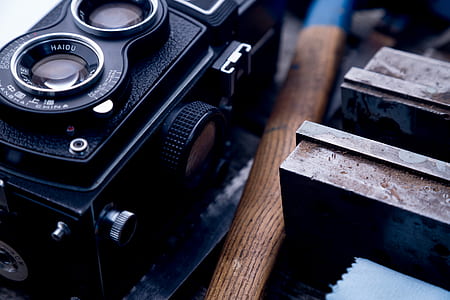 Bridge Camera Near Brown Wooden Stick thumbnail