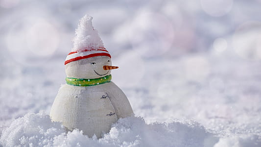 snowman figure on snow thumbnail