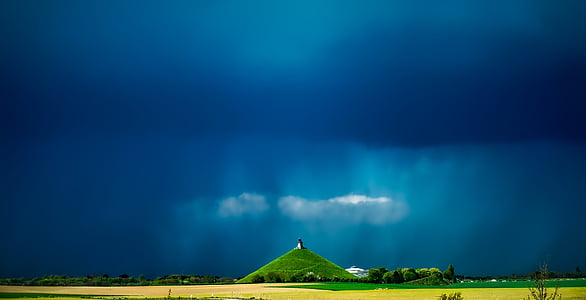 landscape photography of green mountain thumbnail
