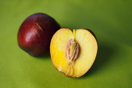 Peach Apple on Green Mat thumbnail