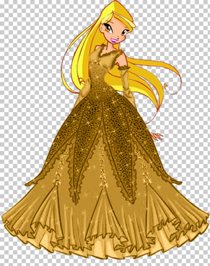 Stella Bloom Flora Musa Tecna Dress Png Clipart Free Cliparts