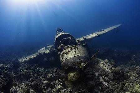 underwater photography of shipwreck thumbnail