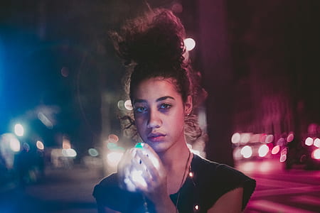 fashion, person, woman, lights thumbnail