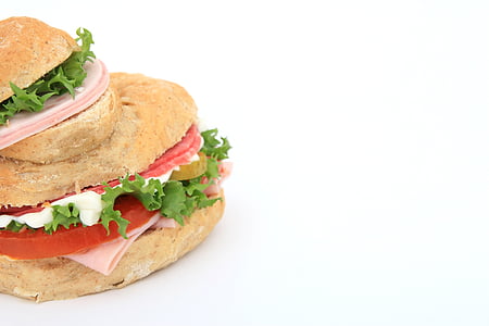 two burgers with salads thumbnail