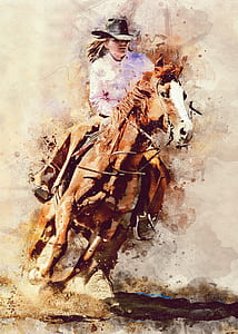 person riding in horse thumbnail