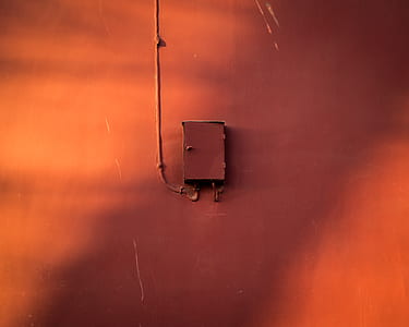 closed gray metal door thumbnail