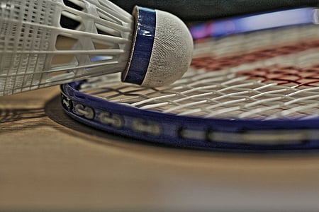 blue Wilson badminton racket thumbnail