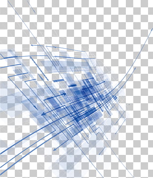Blue Euclidean , Abstract background material, blue and white digital line PNG clipart