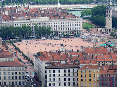 high-angle photo of concrete buildings thumbnail