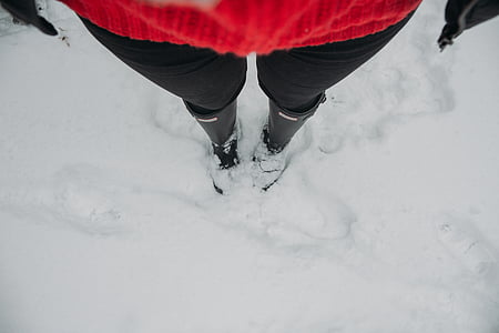 person standing on snow thumbnail