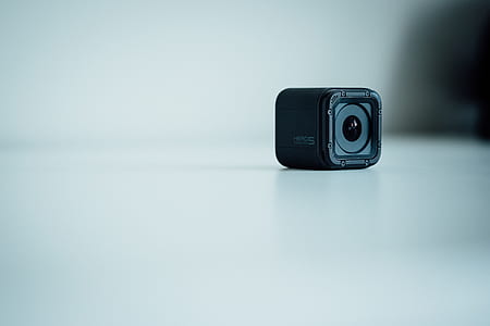 shallow focus photography of black action camera thumbnail