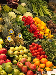 pile of fruits and vegetables thumbnail