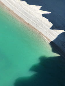 bird's eye view of seashore thumbnail