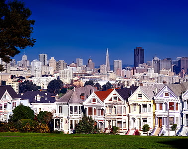 white and gray concrete houses at daytime thumbnail