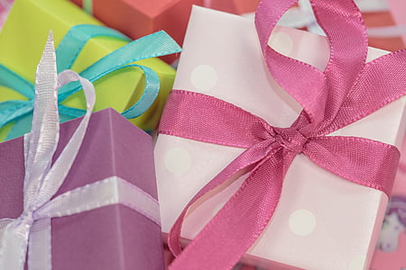 assorted-color gift boxes thumbnail