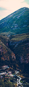 green capped mountain under cloudy sky during daytime thumbnail