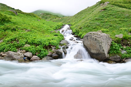 still life photography of waterfall thumbnail