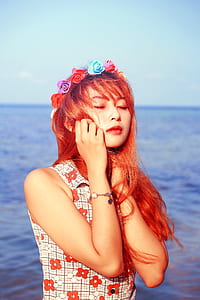 sea, fashion, person, beach thumbnail