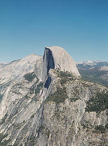 gray land formation during daytime thumbnail