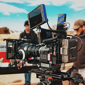 selective focus photo of black professional video camera thumbnail