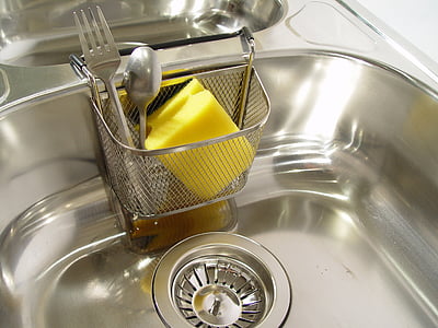 gray stainless steel fork and spoon on rack thumbnail