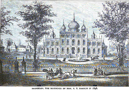 Iranistan, the residence of P.T. Barnum in Bridgeport, Connecticut thumbnail