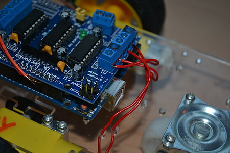 close-up photo of blue and black circuit board thumbnail