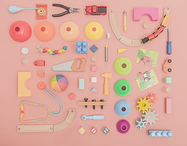 Bright Colored Kids Toys Photo thumbnail