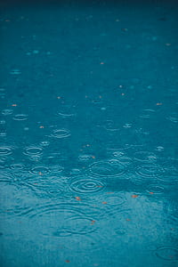 rain drops on water ripples thumbnail