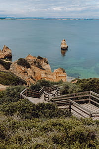 Camilo beach (Praia do Camilo) in Lagos, Algarve, Portugal thumbnail