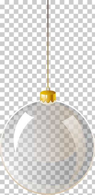 Light fixture Yellow Material, Christmas ball, grey pendant lamp PNG clipart