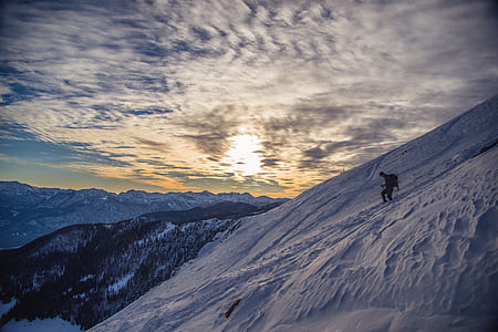 cold, snow, dawn, landscape thumbnail