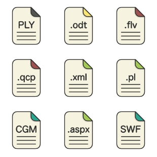 File Documents svg vector icon sets