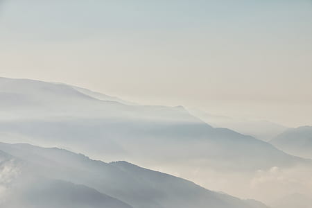 mountains covered by clouds thumbnail