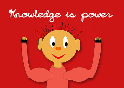 Knowledge is power sign thumbnail