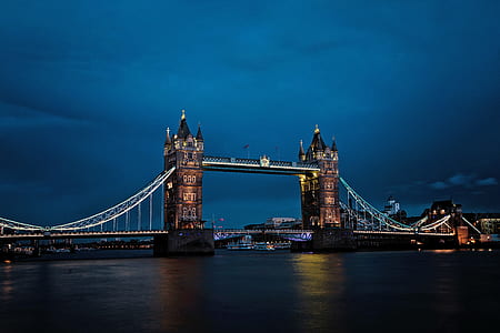 Tower Bridge of Paris, London at night thumbnail