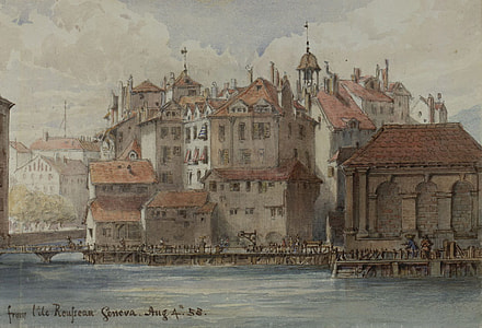 Geneva view in 1858 thumbnail