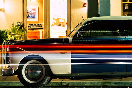 time-lapse photography of traveling car thumbnail