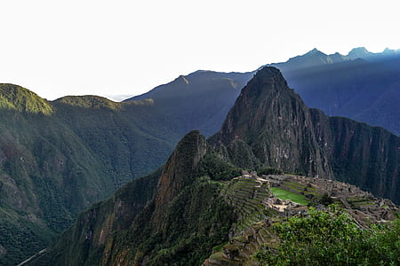 bird's eye view of mountain thumbnail