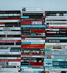piled assorted-title learning book collection thumbnail