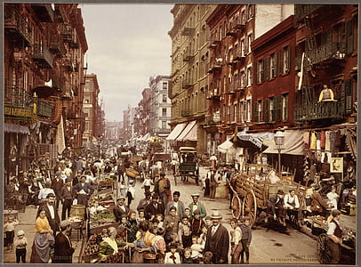 crowd of people at streets near buildings thumbnail