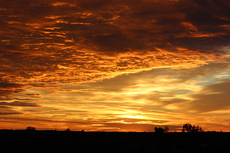 silhouette photography of clouds thumbnail